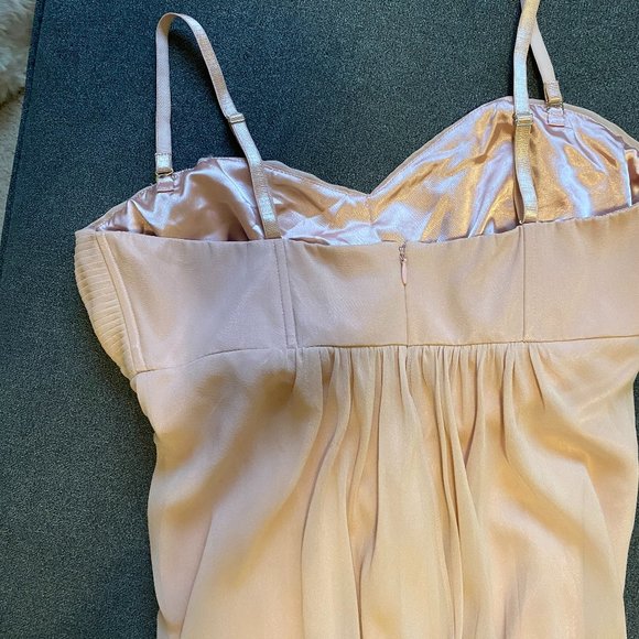 Beautiful Guess by Marciano Soft Salmon Floor Length Dress, Medium, Tags On - Picture 3 of 4